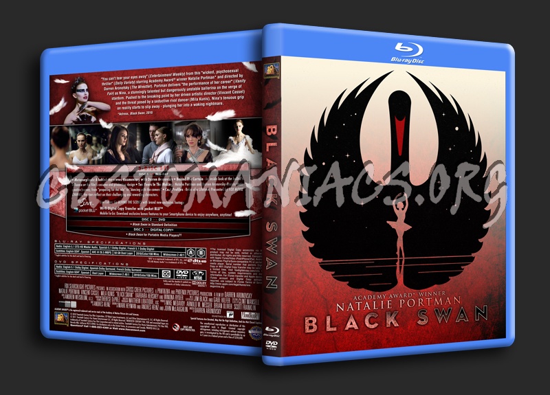 Black Swan (2010) blu-ray cover