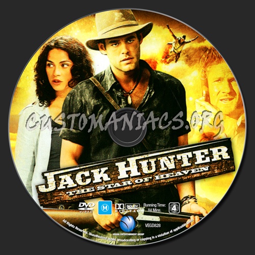 Jack Hunter The Star Of Heaven dvd label