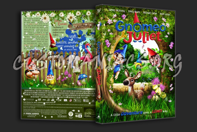 Gnomeo & Juliet dvd cover