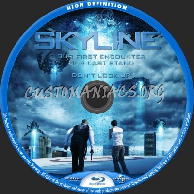 Skyline blu-ray label