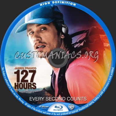 127 Hours blu-ray label