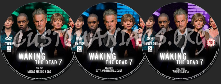 Waking the Dead Season 7 dvd label