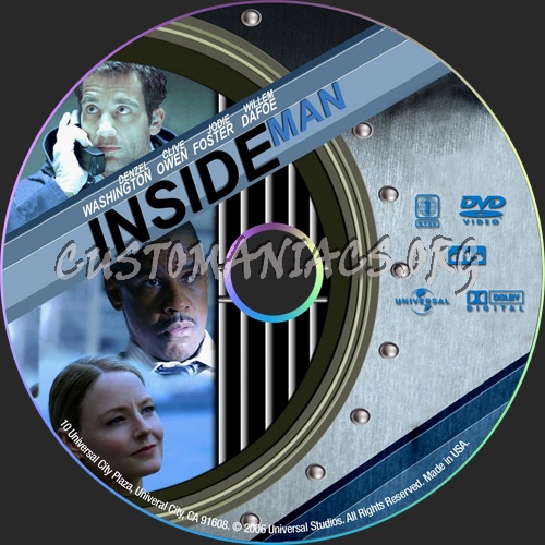 Inside Man dvd label