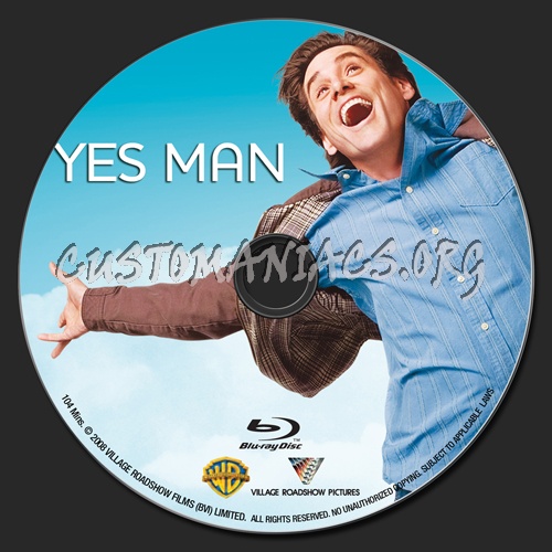 Yes Man blu-ray label