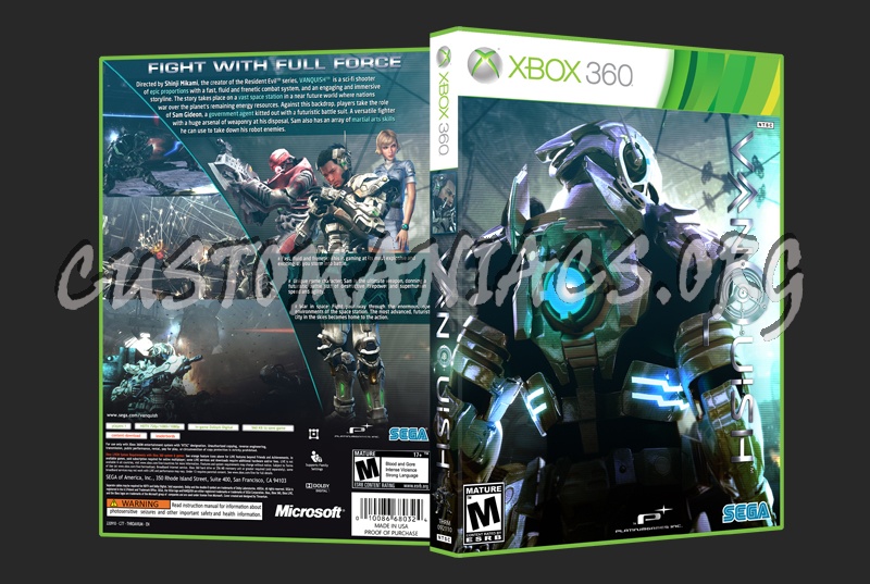 Vanquish dvd cover