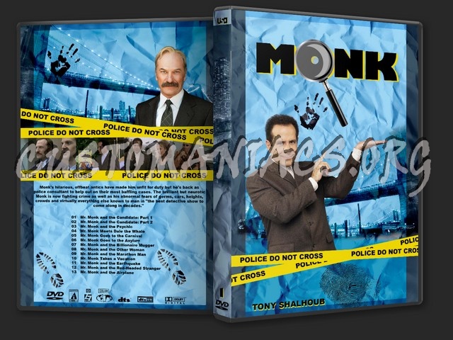 Monk dvd cover