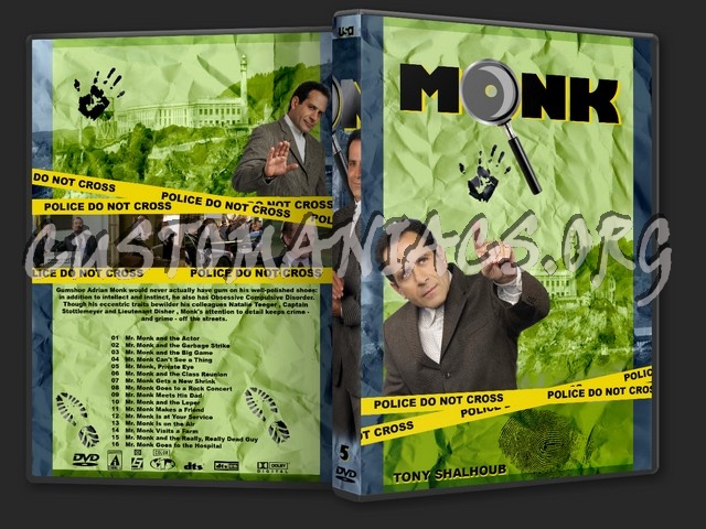 Monk dvd cover