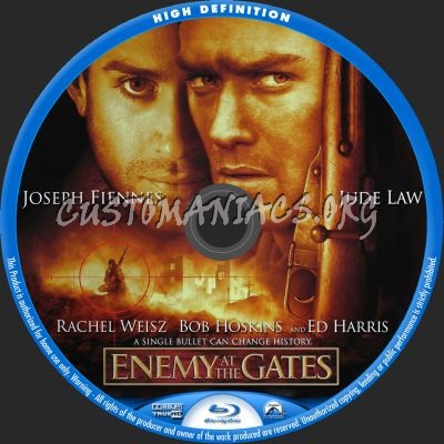 Enemy At The Gates blu-ray label