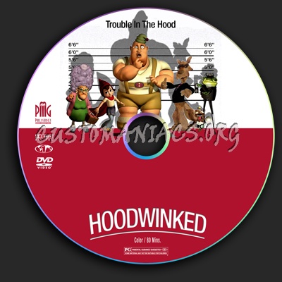 Hoodwinked dvd label