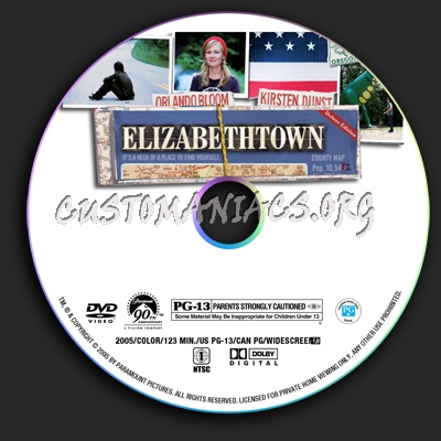 Elizabethtown dvd label