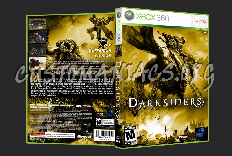 Darksiders dvd cover