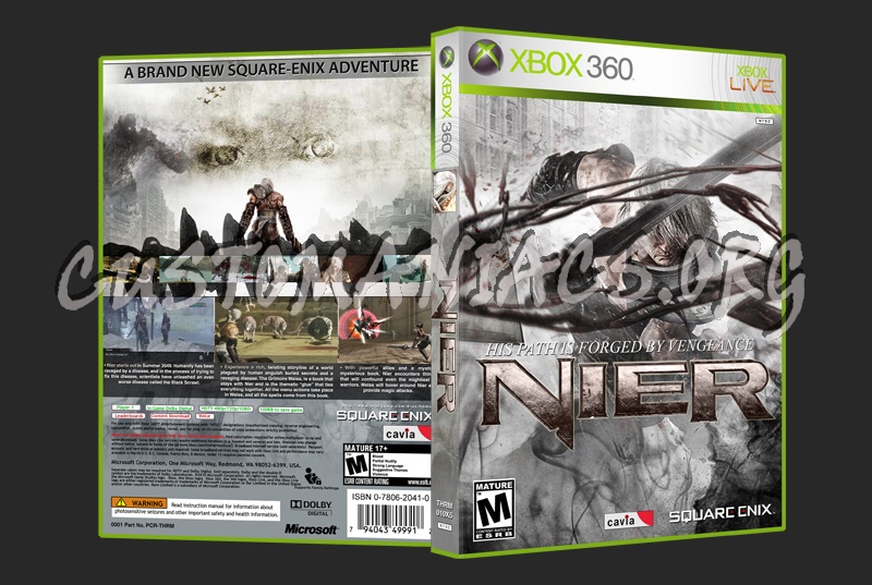 Nier dvd cover