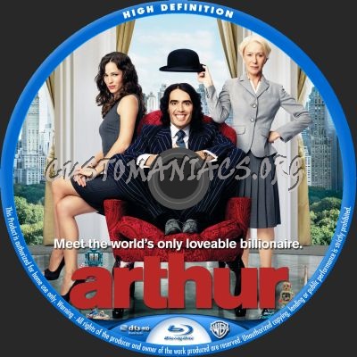 Arthur blu-ray label