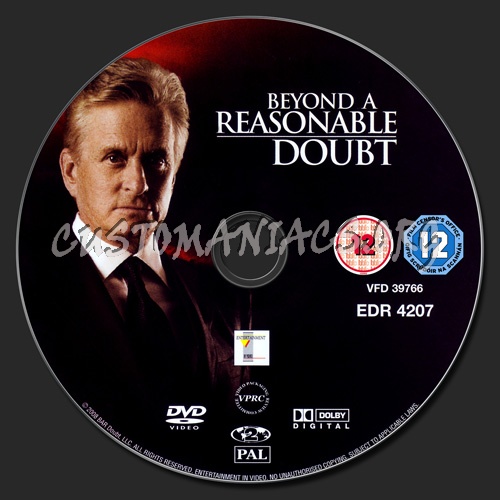 Beyond a Reasonable Doubt dvd label