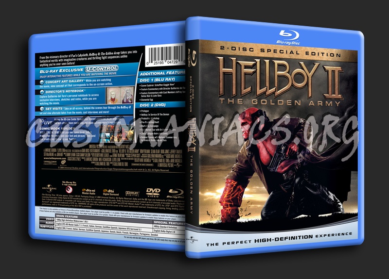 Hellboy 2 blu-ray cover