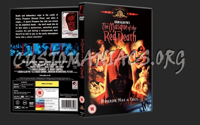 Masque Of The Red Death dvd cover