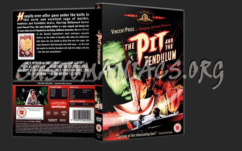 The Pit And The Pendulum dvd cover