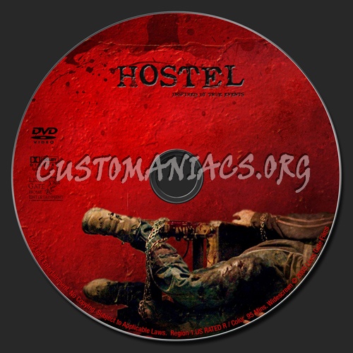 Hostel dvd label