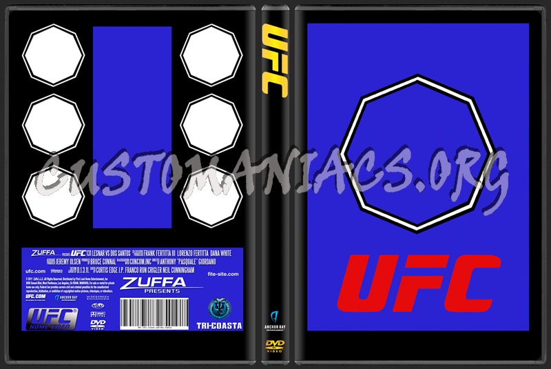 UFC Cover Template dvd label - DVD Covers & Labels by Customaniacs, id ...