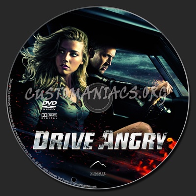 Drive Angry dvd label