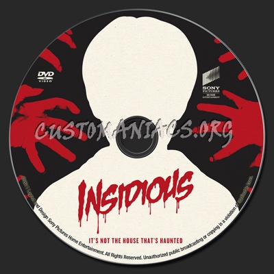 Insidious dvd label