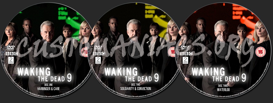 Waking the Dead Season 9 dvd label