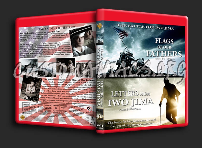 Flags of Our Fathers / Letters from Iwo Jima Double blu-ray cover - DVD  Covers & Labels by Customaniacs, id: 136098 free download highres blu-ray  cover