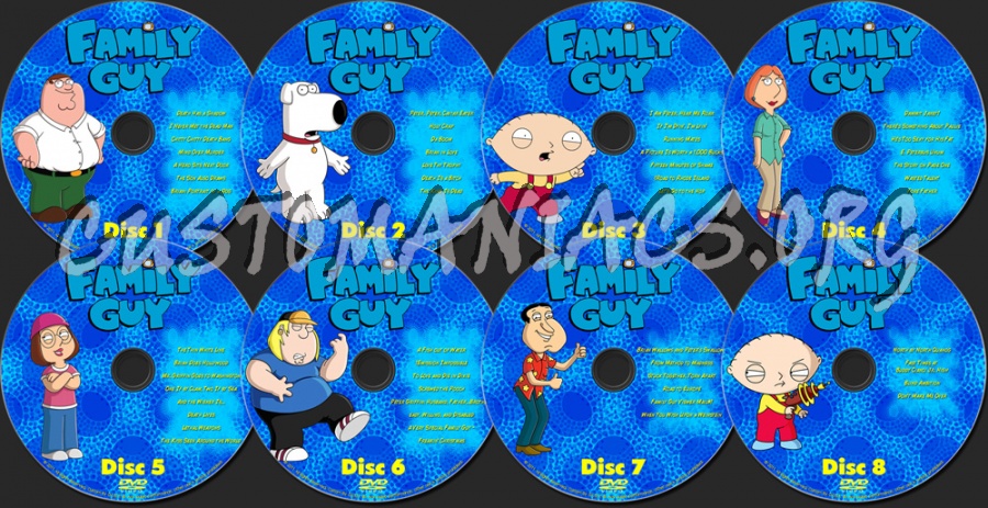 Family Guy Complete Collection dvd label