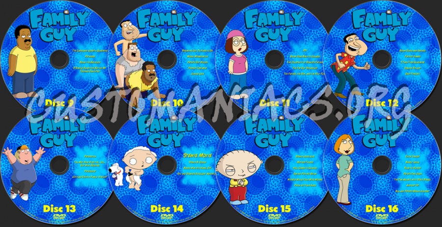 Family Guy Complete Collection dvd label