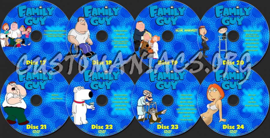 Family Guy Complete Collection dvd label