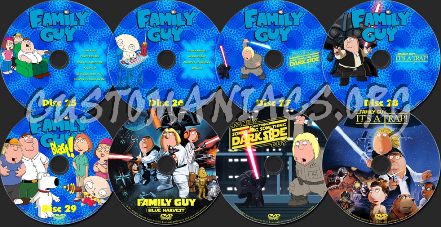 Family Guy Complete Collection dvd label