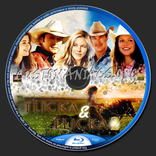 Flicka - Flicka 2 blu-ray label