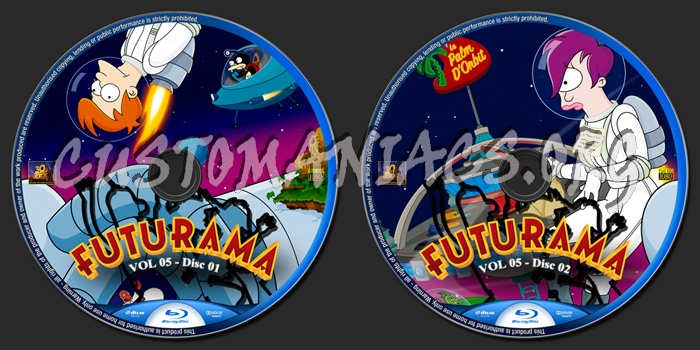 Futurama Vol. 5 - Season 6 dvd label