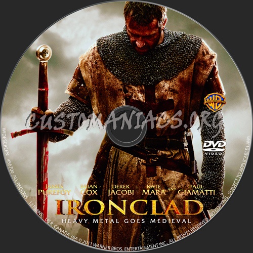 Ironclad dvd label