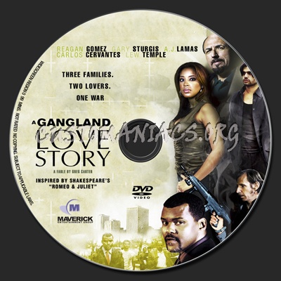 A Gangland Love Story dvd label