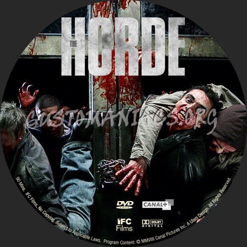 The Horde dvd label