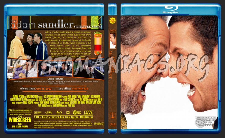 Anger Management blu-ray cover