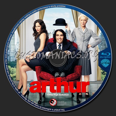 Arthur blu-ray label