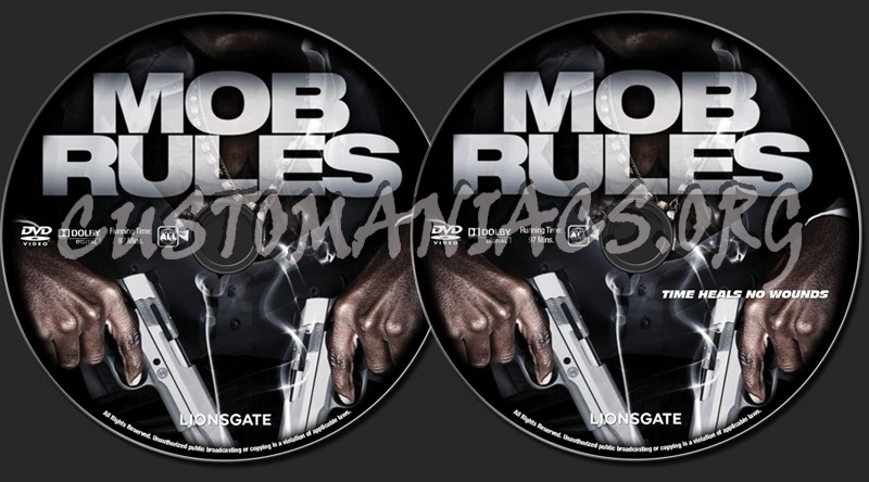 Mob Rules dvd label