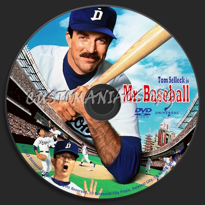 Mr. Baseball dvd label