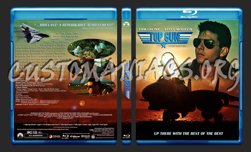 Top Gun blu-ray cover