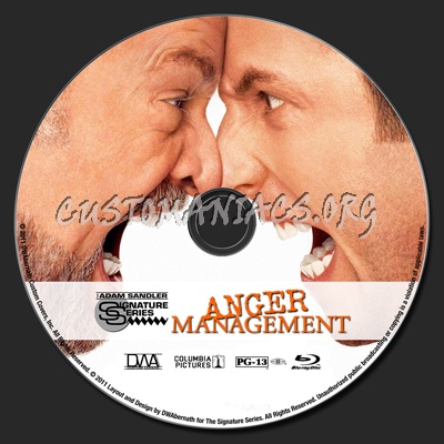 Anger Management blu-ray label