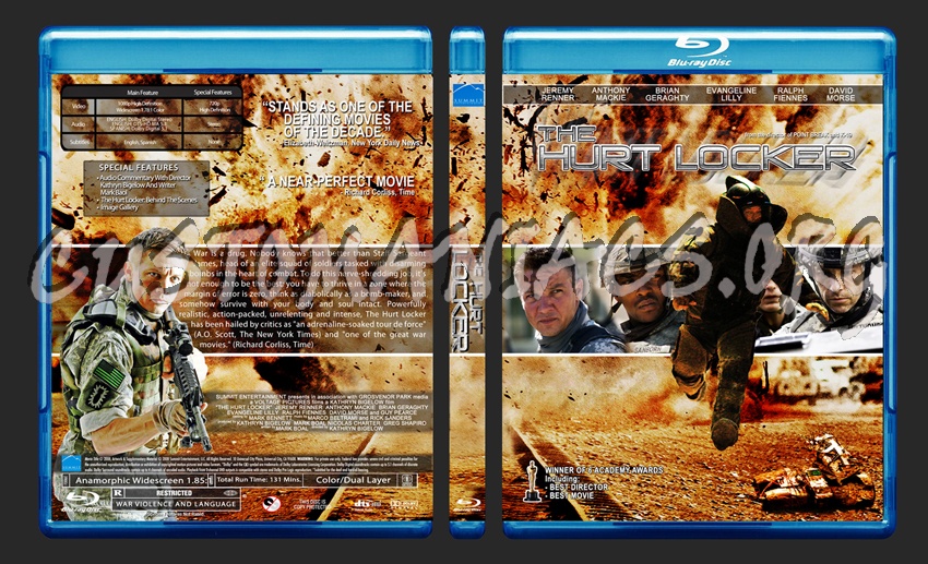 The Hurt Locker blu-ray cover