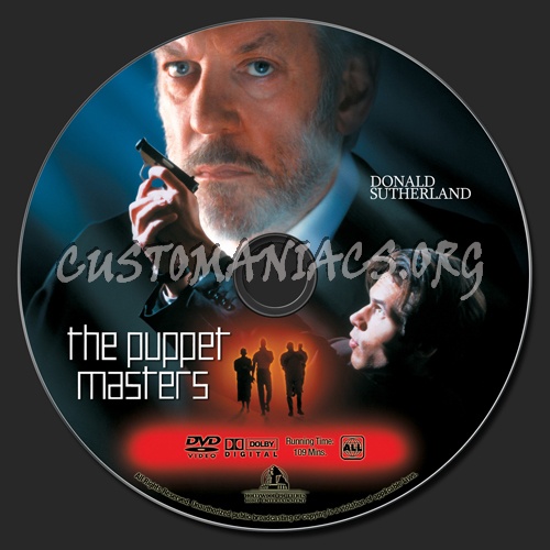 The Puppet Masters dvd label