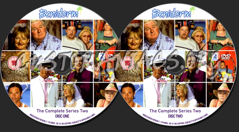 Benidorm Season 2 dvd label