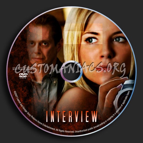 Interview dvd label