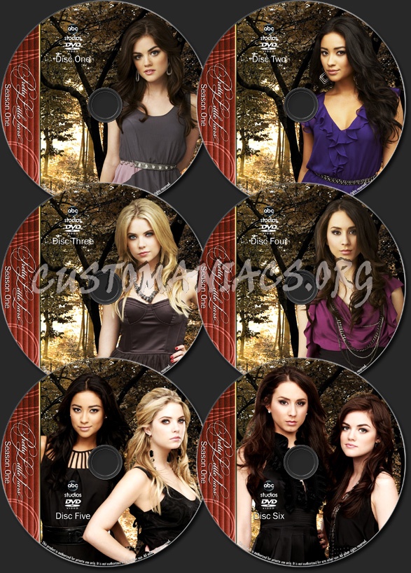 Pretty Little Liars - TV Collection dvd label