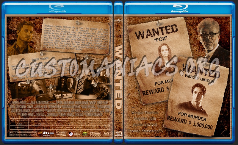 Wanted blu-ray cover