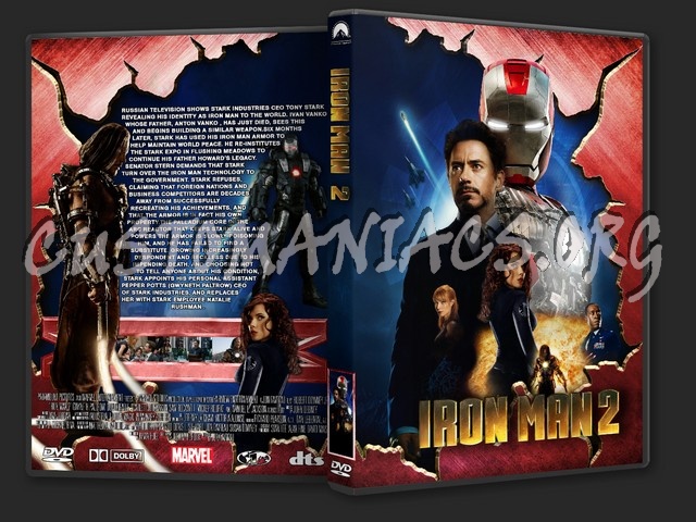 Iron Man 1-2 dvd cover