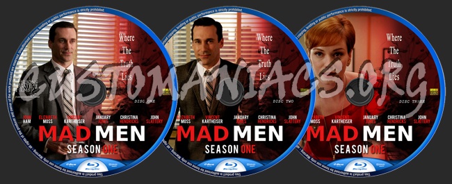 Mad Men - Season 1 dvd label